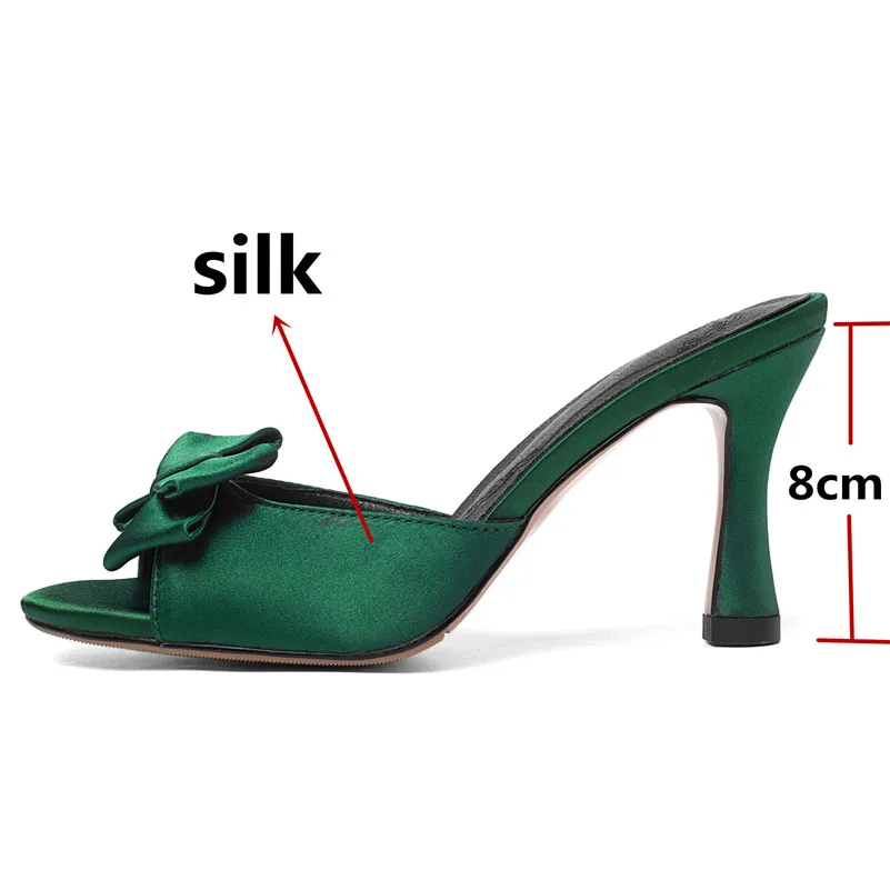 Женские шелковые сандалии FEDONAS классические элегантные летние туфли на высоком