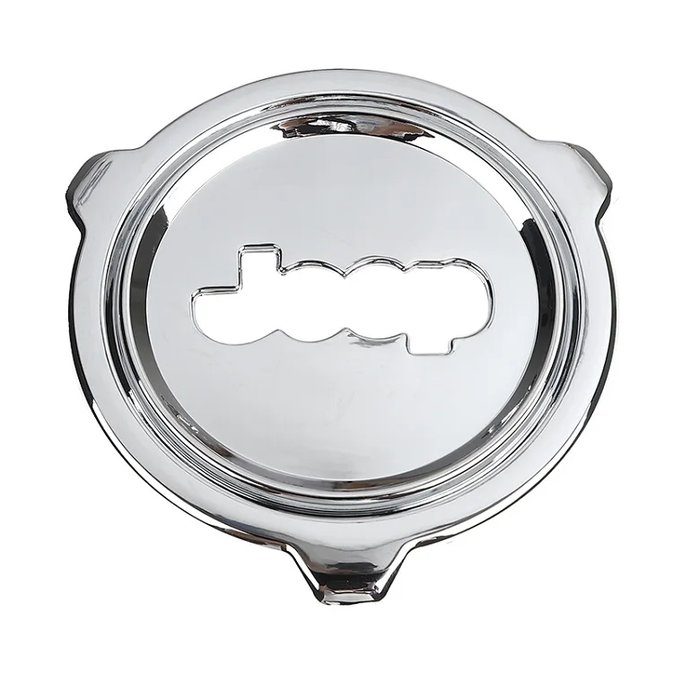 Оранжевый SHINEKA красный углеродного волокна ABS наклейка для Jeep Wrangler JL JLU Sahara Rubicon+ рулевая колесная наклейка - Название цвета: Оранжевый