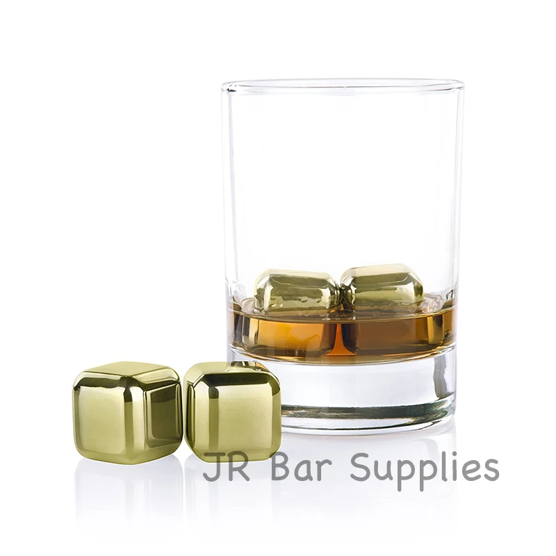 Камни для виски со льдом бриллиантовые щипцы из нержавеющей стали и коробка