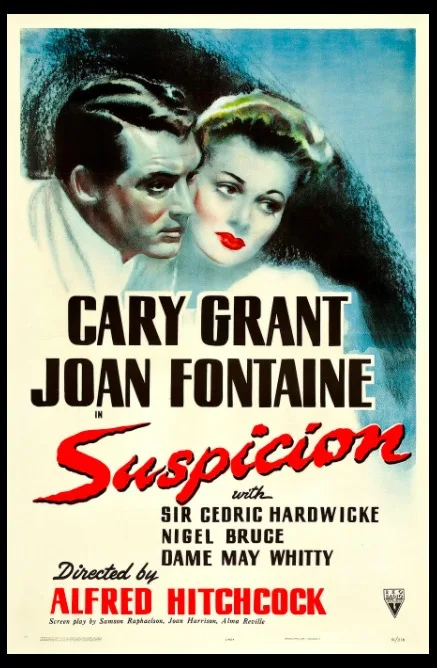 Классический фильм тень сомнения (1943) ретро ВИНТАЖНЫЙ ПЛАКАТ Альфред Хичкок