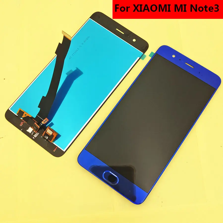 5," для Xiaomi Mi Note3 lcd дисплей кодирующий преобразователь сенсорного экрана в сборе Замена для Xiaomi Mi Note3 lcd