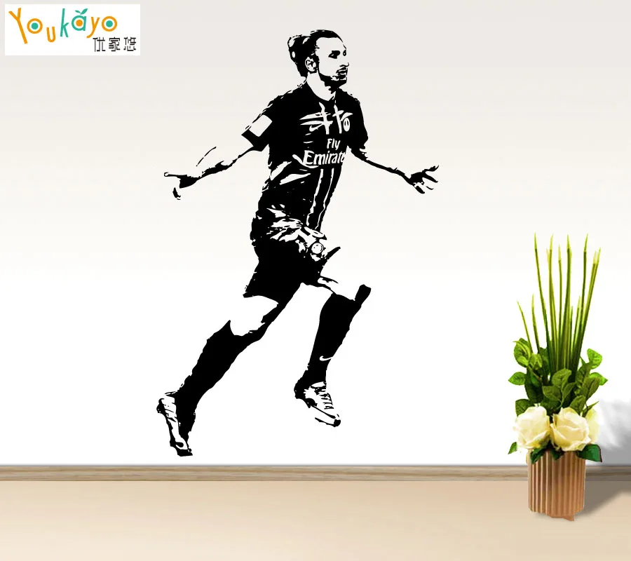 Звезды Златан ибрагимовиц футболист Спорт крутой стены искусства наклейки