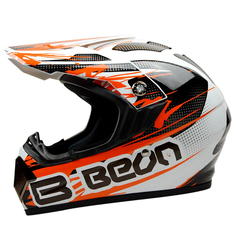 BEON мотоциклетный шлем дышащий для мотокросса с козырьком крушения объектив