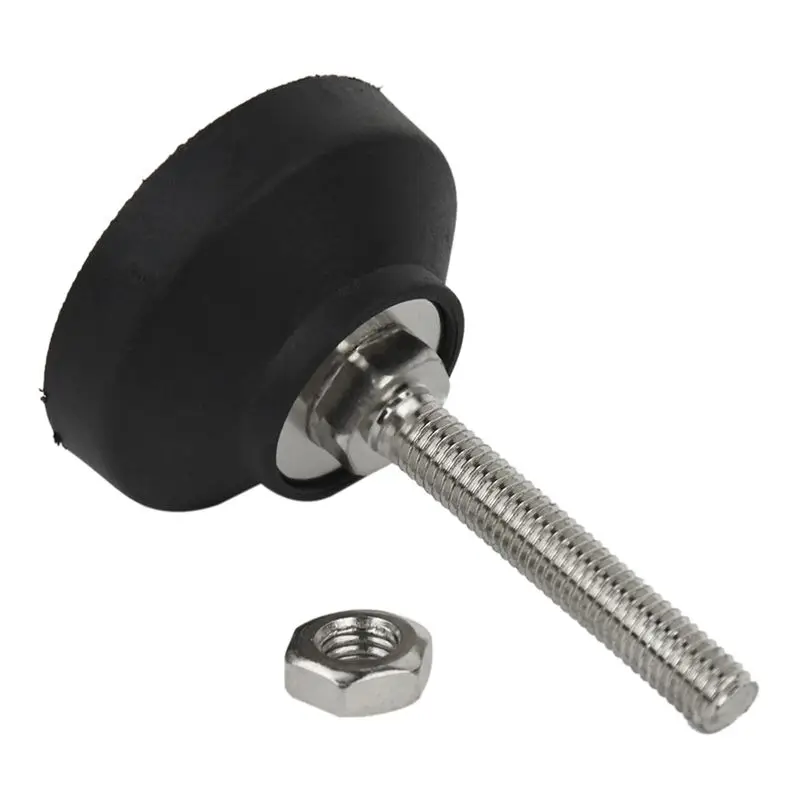 2Pcs Adjustable Threaded Pole Leveling Foot Furniture Glide M8x50mm | Мебель