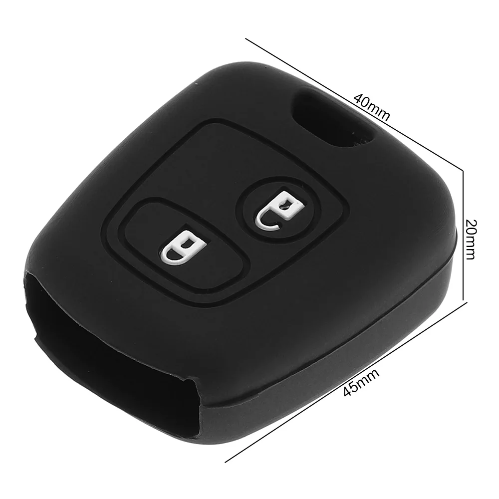 Силиконовый чехол для автомобильного ключа с прямой пластиной защитный