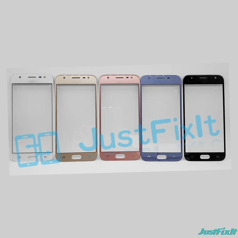 Новая замена для Samsung Galaxy J3 2017 J330 J330F ЖК-дисплей Переднее стекло внешнее объектив