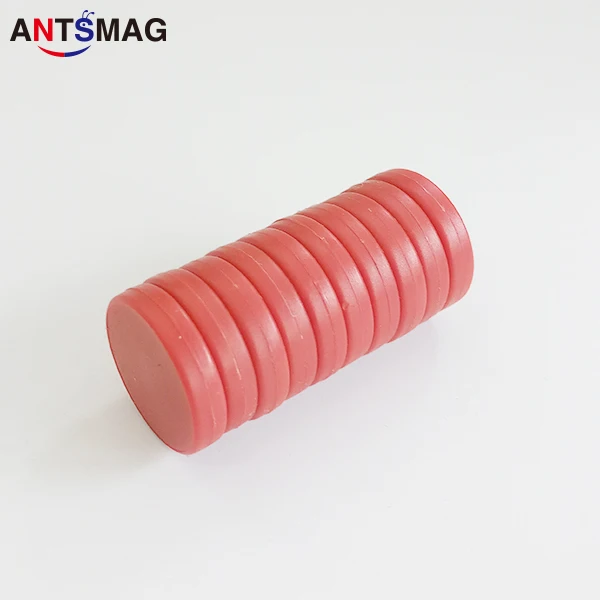 Red 20pcs D20X5MM небьющиеся пластиковые N52 неодимовые водонепроницаемые магниты Дисковые DIY магниты 20 - Цвет: Red 20pcs