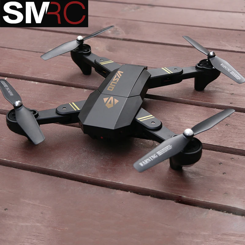 SMRC XS809 Helicopter Drones with Camera Hd FPV Wifi 720P 2.4G 4CH 6 Axis Hovering USB Visuo Remote Control Quadcopter | Игрушки и хобби