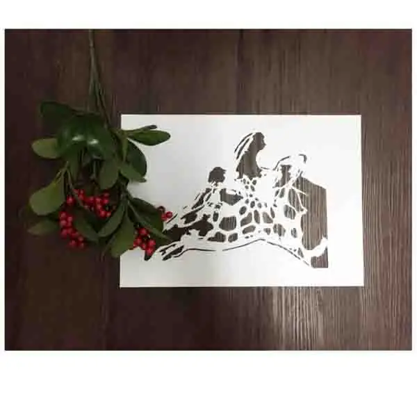 Головка жирафа Скрапбукинг инструмент карта DIY альбом маскирующий спрей