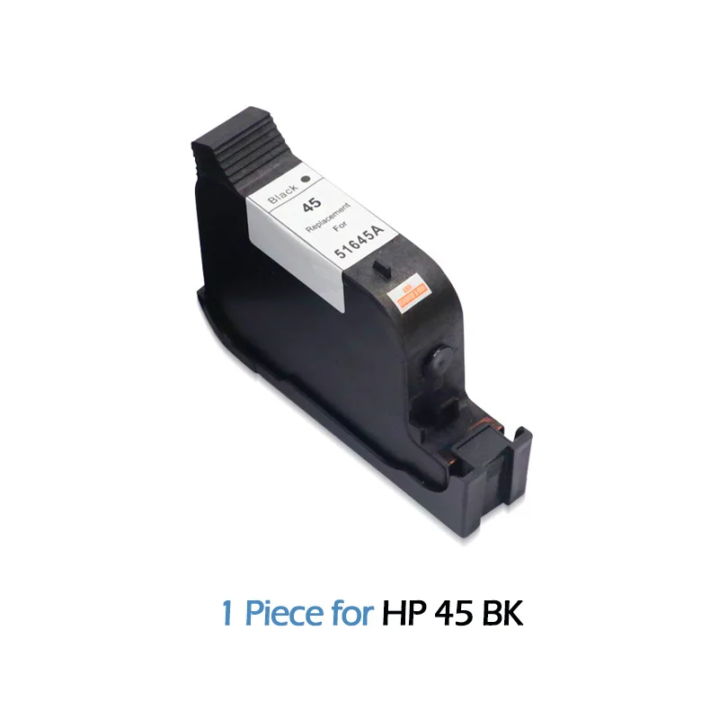 1pc совместимые чернильные картриджи для HP 45 черный с чернилами Deskjet 1220c 3820 3822 6122 6127
