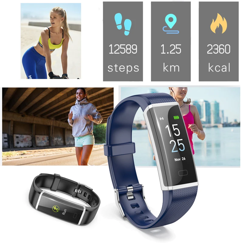 BANGWEI Neue спортивный браслет Frauen умный фитнес-браслет blupdruck Herz Rate Monitor шагомер smart Uhr feur Andrdid ios