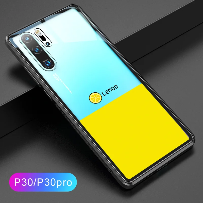 ningmeng Для huawei p30 P30 Pro стеклянный чехол роскошный модный закаленный милый мультяшный прозрачный стеклянный силиконовый каркас жесткий чехол для huawei p30 pro - Цвет: ningmeng