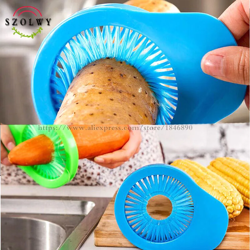 random color kitchen gadgets Cuisine Vegetable Surface Cleaning Portable Corn Brush as seen on tv|corn brush|kitchen gadgetsgadget cuisine |