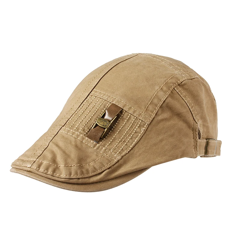 

New Men Women visor Cotton Berets Caps For Men Casual Peaked Caps grid embroidery Berets Hats Casquette Cap peaky blinder