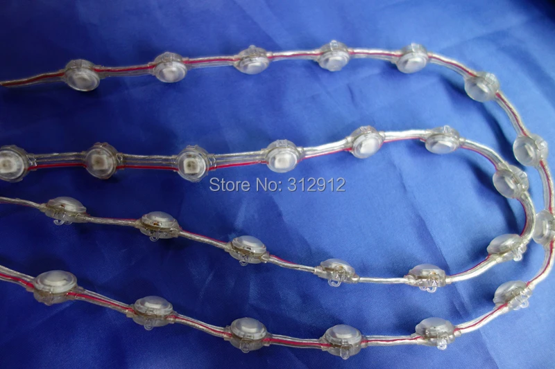 

WS2812B DC5V IP68 LED pixel string;5cm wire spacing;40pcs a string