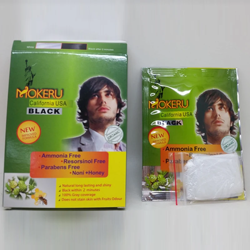 Mokeru 5 шт. травяные натуральные нони растительные эссенции Oragnic Magic Black Hair краска