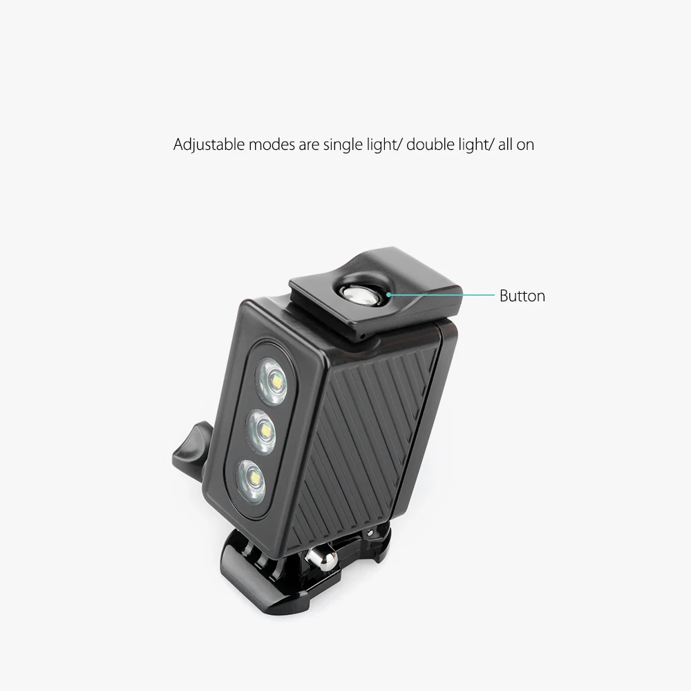 Vamson для Gopro Hero 6 5 4 3 Дайвинг фонарик лампа подводный водонепроницаемый светодиодный крепление для SJCAM для Xiaomi YI для Eken VP704