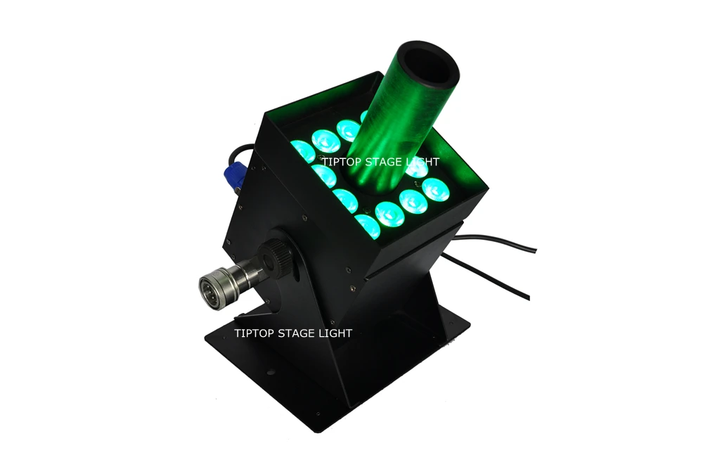Gigertop TP T21S 12х3вт RGB 3в1 новая струйная машина Co2 дизайн барндверь лучше красочный