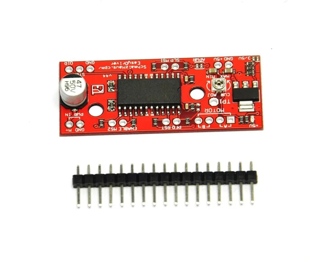 Драйвер шагового двигателя EasyDriver V44 A3967 для Arduino EK1204|Запасные части| |
