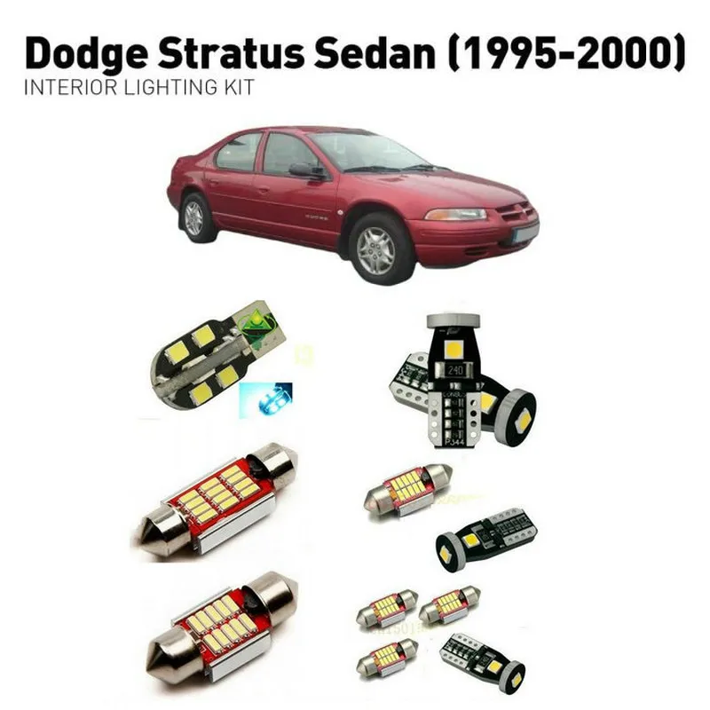 Светодиодные внутренние фары для Dodge stratus sedan 1995-2000 13 шт. светодиодные автомобилей