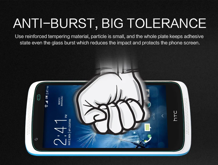 С уровнем твердости 9 H 2.5D 0,26 мм закаленное Стекло Экран протектор для htc Desire 650 D650 A17 Защитная пленка для htc Desire 650 D650 A17