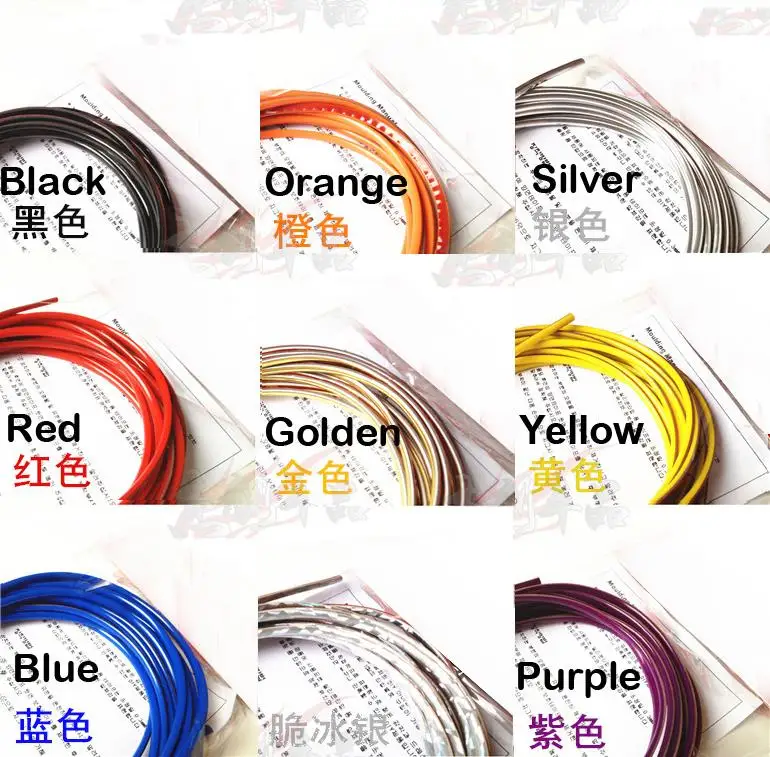 6 метров милые украшения автомобиля клейкий шнур Крытый Авто Наклейки на кузов