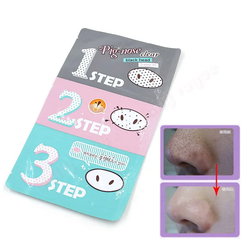 12 шт. 3 ступенчатое средство для удаления прыщей и угрей набор прозрачной черной
