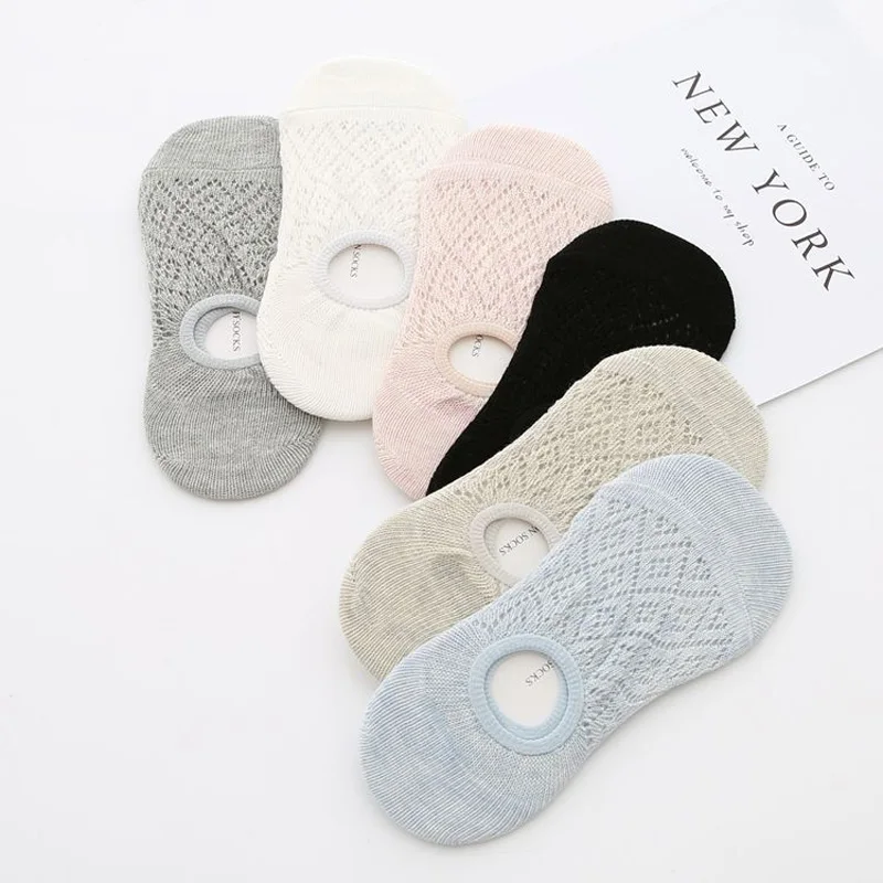 Носки-следки для девочек-подростков лето Лидер продаж 5 Стелс-носки пара/лот |