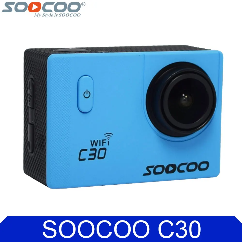 Soocoo на C30 Wi Fi 4 К 24fps оригинальный Действие Видео Камера гироскоп стабилизатор 30 м
