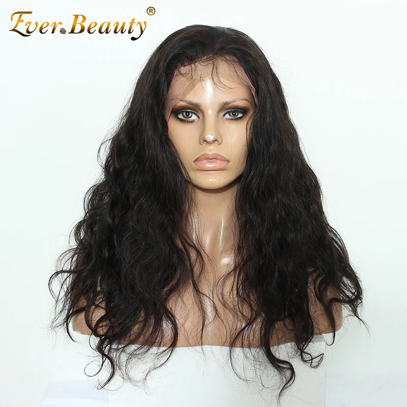 8A 360 Lace Wigs Pre Plucked Brazilian Body Wave 180% Virgin Hair Front Full Human For Black Women | Шиньоны и парики