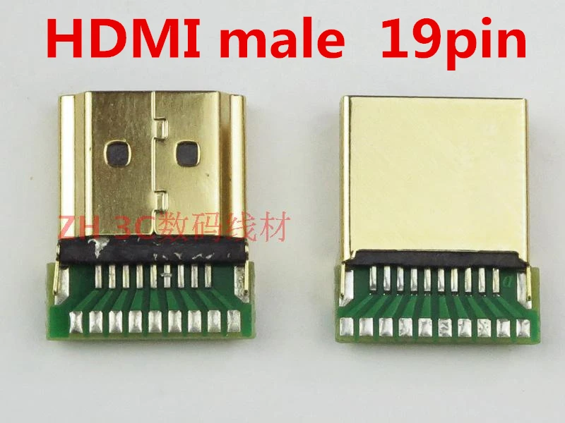 HDMI разъем 19pin типа А с печатной платой HD Data|connector female|connector pcbconnector hdmi |