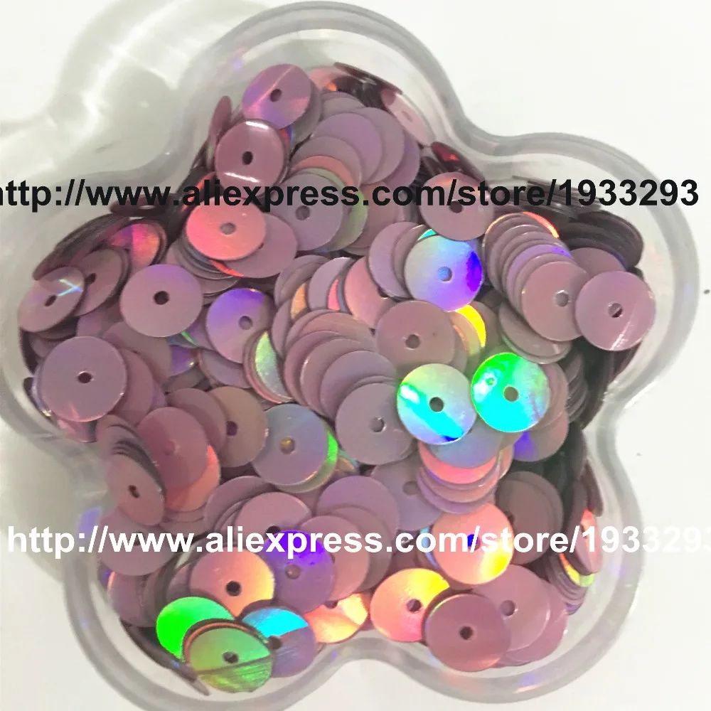 1500pcs/lot 8mm Round Shape Loose sequins Rainbow Color Paillette Sewing Wedding Craft Good Quality Kids DIY Sequins | Дом и сад