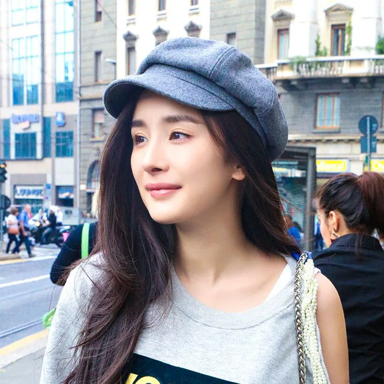 Han edition of 2020 new winter hats female season octagonal cap beret face cloth YMY001 | Аксессуары для одежды