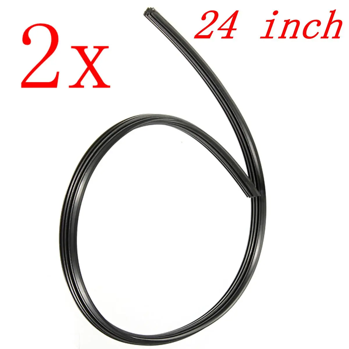 Автомобильная вставка автомобиля 2 шт. резиновая бескаркасная щетка