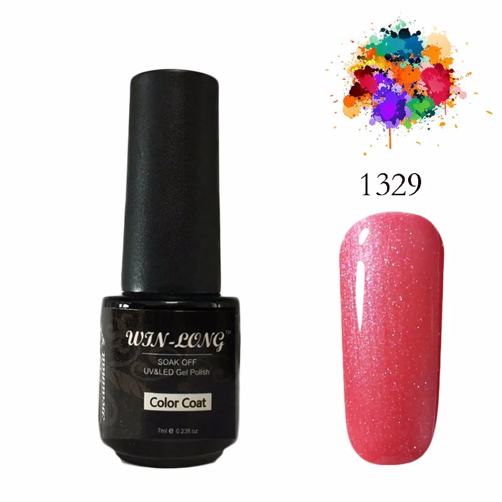 Сверкающие высокое качество УФ Гель лак Soak Off ногтей Лаки Сияющий Блеск гелем