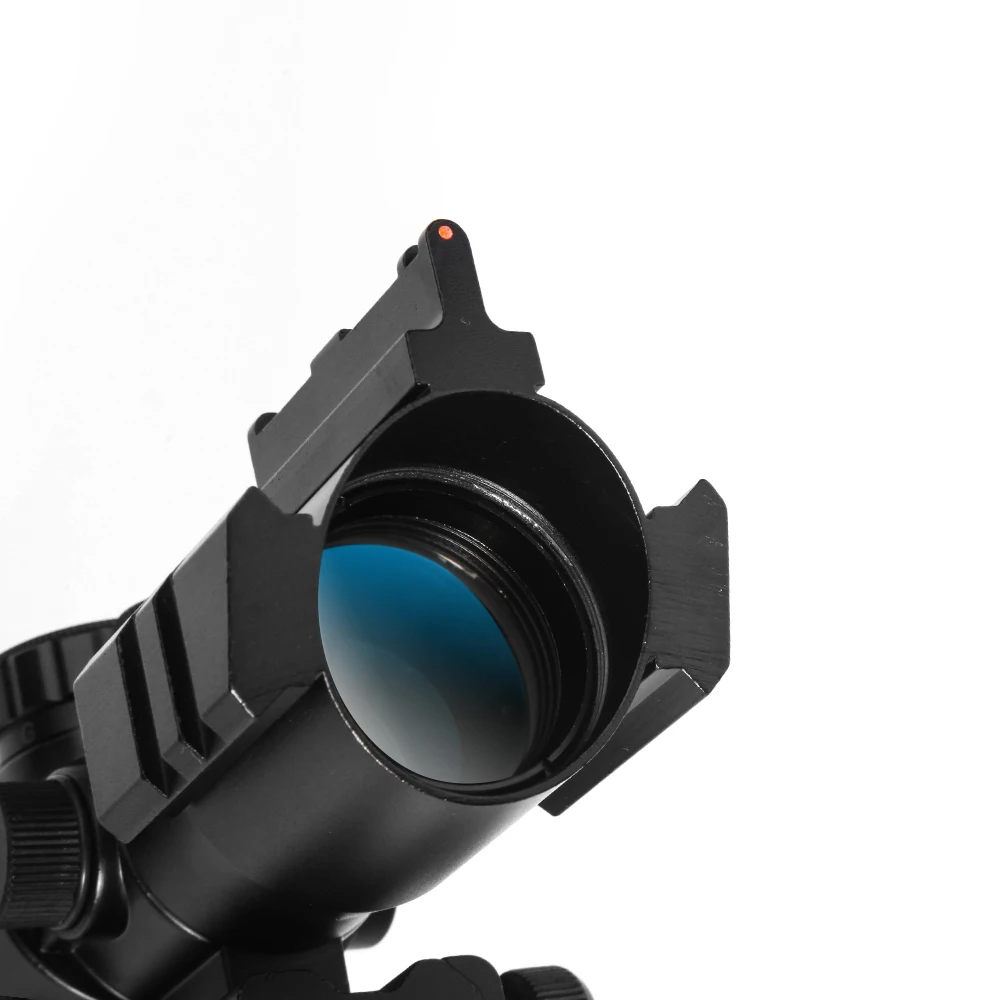 LUGER acog 4x32 охотничий красный точечный прицел рефлекторная тактическая Оптика прицел с 20 мм ласточкин хвост рельс для страйкбола пневматические ружья винтовка