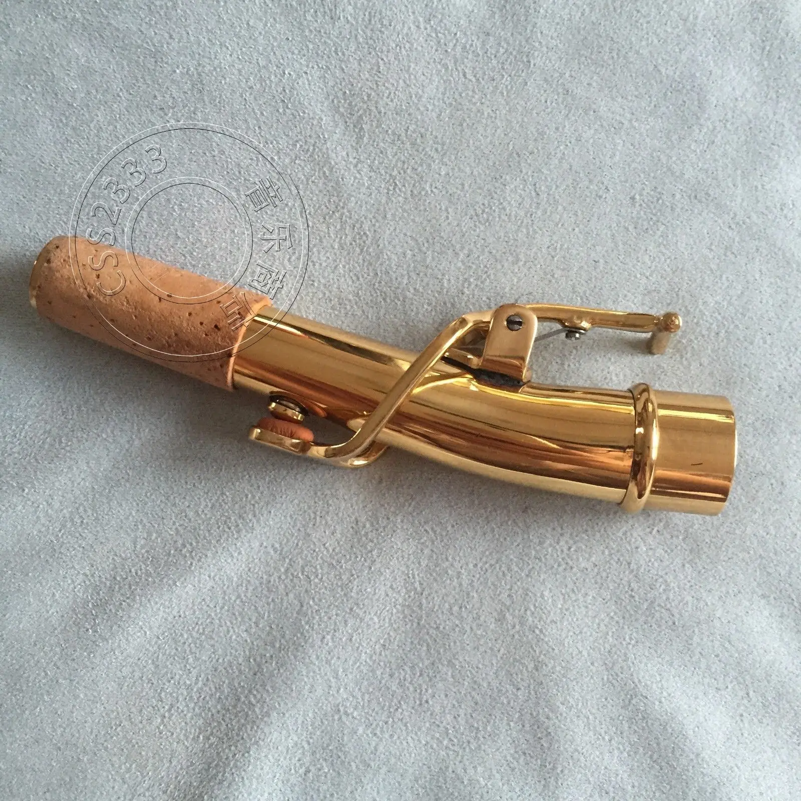 

Excellent Soprano saxophone Elbow neck gold lacquer brass material 16.8mm