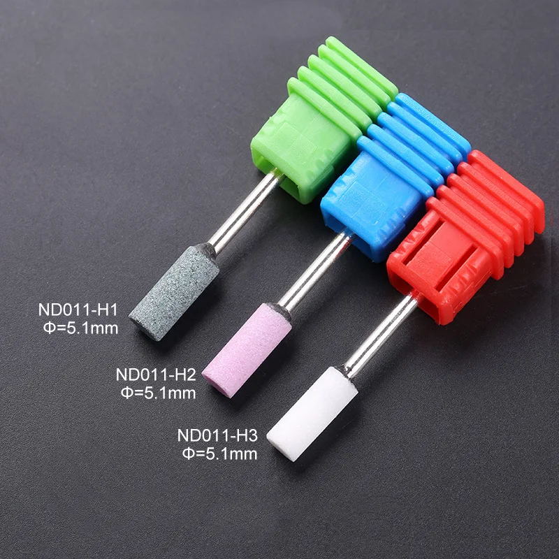 Blueness 1PC Ceramic Stone Sharp Nail Drill Bits Corundum Material Electric Apparatus For Manicure Accessory Grinding Tools | Красота и