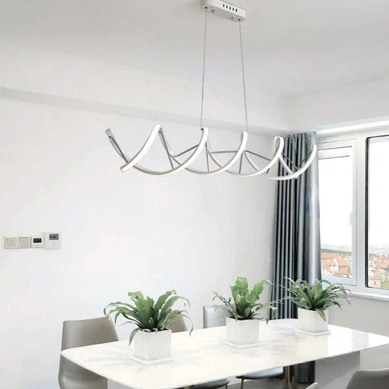 Современный светодиодный подвесной светильник Chandelierrec для гостиной столовой