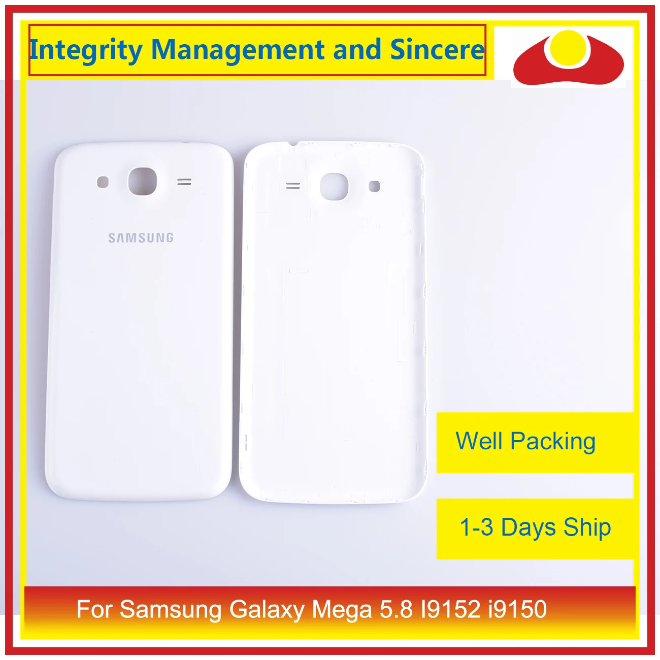 Для samsung Galaxy Mega 5,8 I9152 i9150 GT-i9150 корпус батарейного отсека задняя крышка чехол Корпус Замена