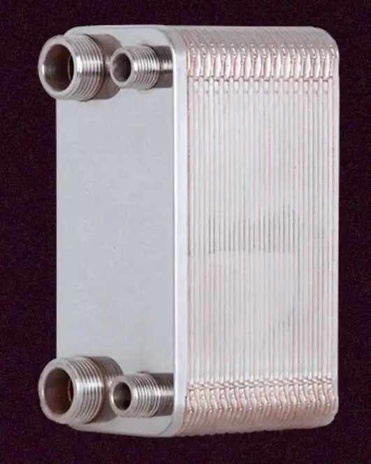 

Теплообменник из нержавеющей стали с 24 пластинами, охладитель пивного сусла, домашний пивоваренный водонагреватель с паяными пластинами, 1 шт., SUS304