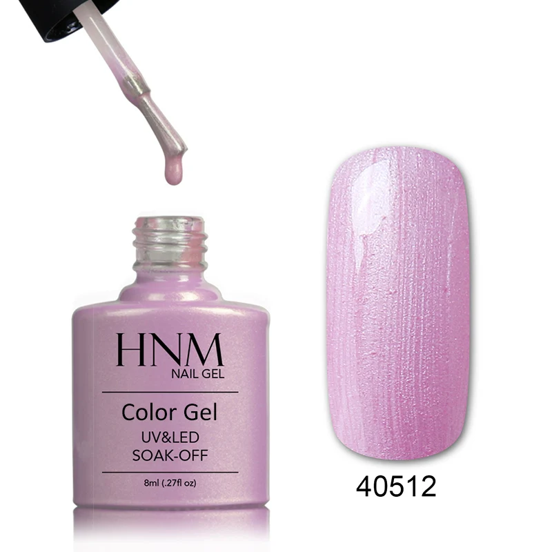 French Pink HNM Гель-лак для ногтей, цветной флакон, 8 мл, телесный, розовый, красный, полуперманентный базовый топ, грунтовка, гибридный лак для тиснения - Цвет: French Pink