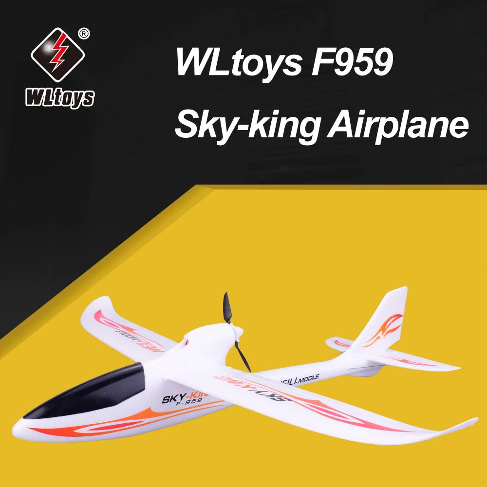 WLtoys F959 Sky king 2 4G 3CH Wingspan RTF Радиоуправляемый самолет с дистанционным управлением