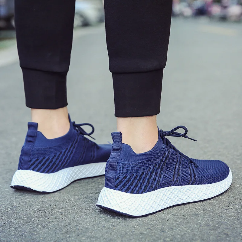

19 Leisure Men's Shoes Flying Weaving Sports Running Shoes