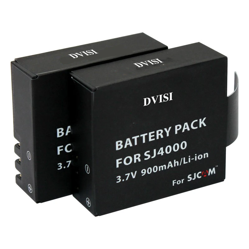 Аккумуляторные батарейки для SJCAM 900 мАч SJ4000 WiFi SJ5000 Plus M10 plus SJ6000 SJ7000 SJ8000|battery for