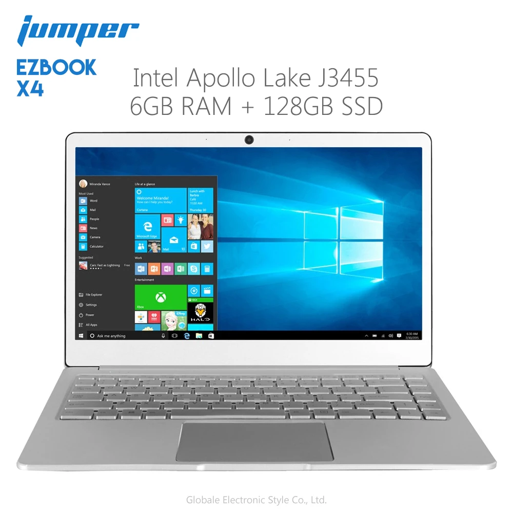 Оригинальный ноутбук Jumper EZbook X4 Windows 10 домашний процессор Intel Apollo Lake J3455