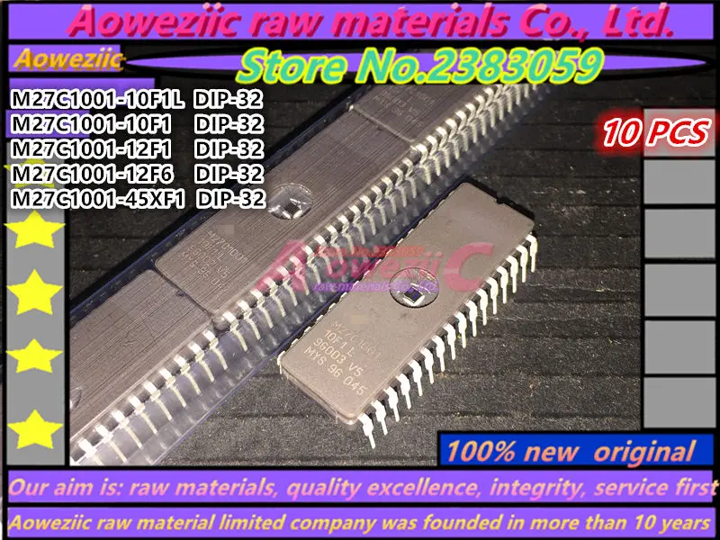 

100% Новый оригинальный M27C1001 M27C1001-10F1L M27C1001-10F1 M27C1001-12F1 M27C1001-12F6 M27C1001-15F1 DIP32L