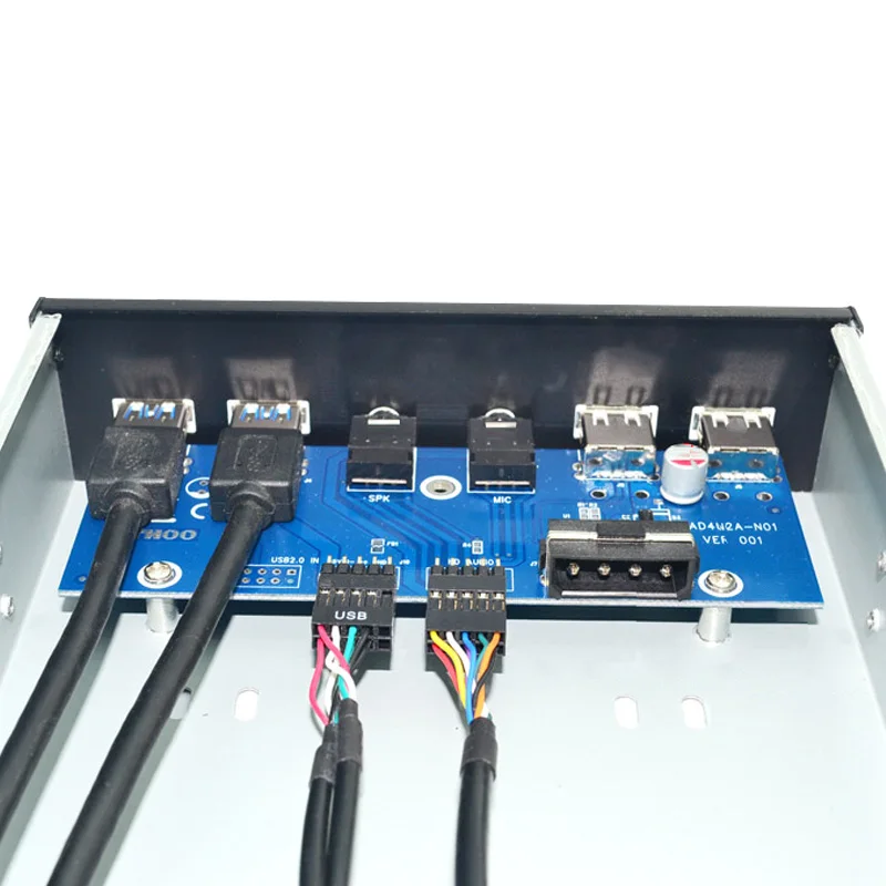 3.5 &quotВнутренний CD-ROM бит кронштейн кабеля дюймов 20pin 4 Порты и разъёмы USB HUB MIC HD