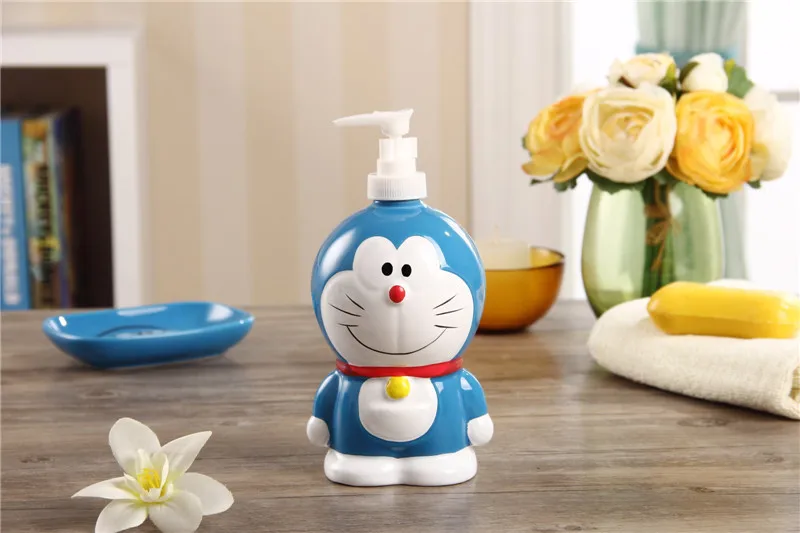 5 шт./компл. керамическая зубная щетка hello kitty Хранение Косметики Держатель для макияжа Органайзер Soapbox держатель для зубной щетки Милая бутылка для лосьона