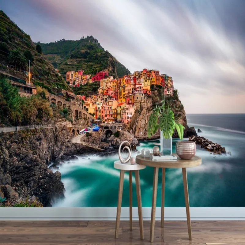 Дропшиппинг обои на заказ 3D Фэнтези пейзаж поток 3d фото Настенные для стен 3 D